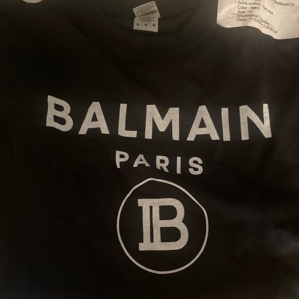 Balmain logo t shirt